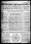 Newspaper: The Sulphur Springs Gazette. (Sulphur Springs, Tex.), Vol. 51, No. 37…