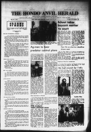 The Hondo Anvil Herald (Hondo, Tex.), Vol. 86, No. 9, Ed. 1 Thursday, February 28, 1974