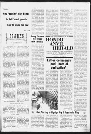 Hondo Anvil Herald (Hondo, Tex.), Vol. 87, No. 26, Ed. 1 Thursday, June 26, 1975