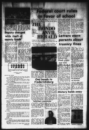 Primary view of object titled 'The Hondo Anvil Herald (Hondo, Tex.), Vol. 86, No. 11, Ed. 1 Thursday, March 14, 1974'.