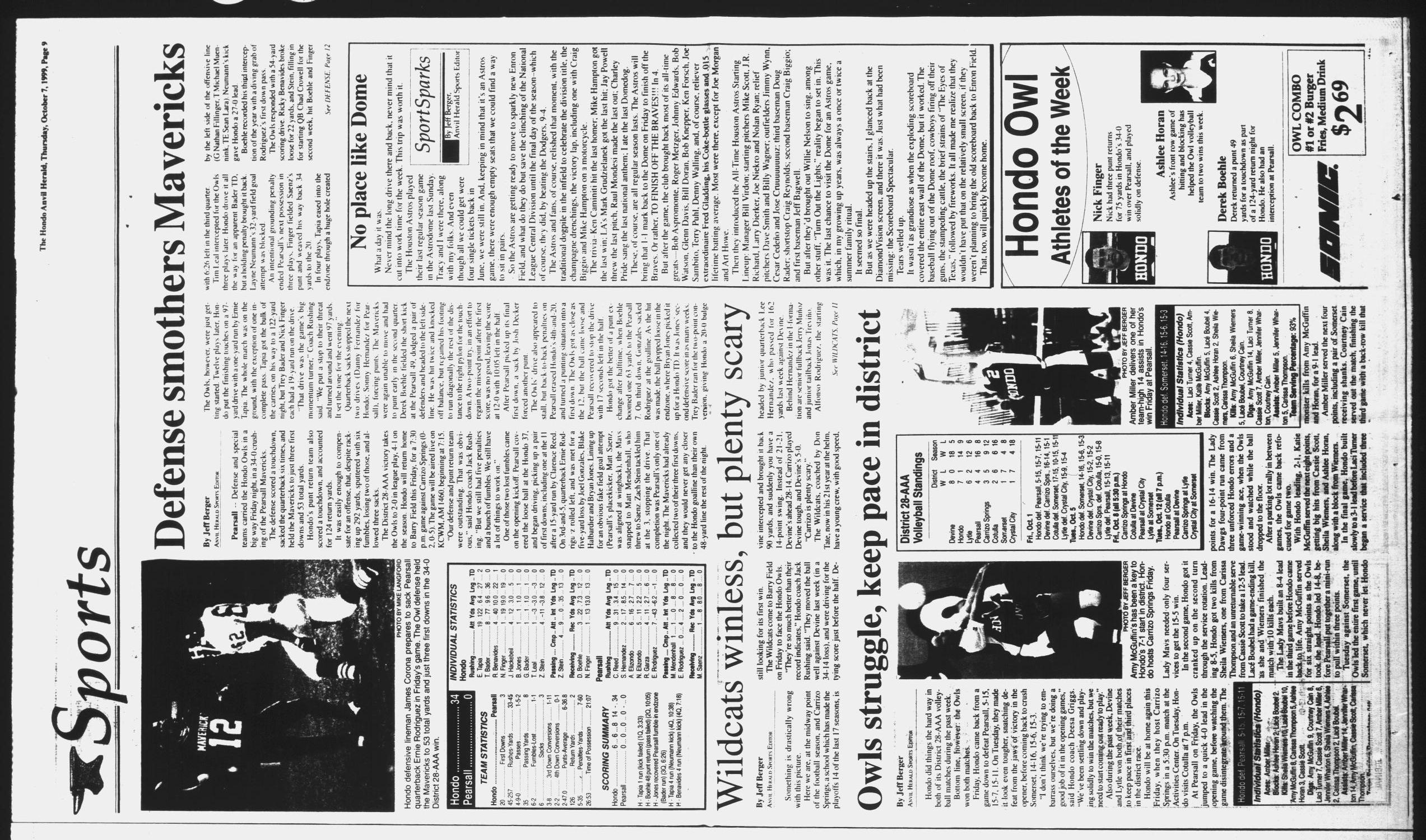 Hondo Anvil Herald (Hondo, Tex.), Vol. 113, No. 40, Ed. 1 Thursday, October 7, 1999
                                                
                                                    [Sequence #]: 9 of 36
                                                