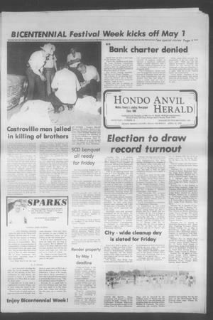 Hondo Anvil Herald (Hondo, Tex.), Vol. 88, No. 18, Ed. 1 Thursday, April 29, 1976