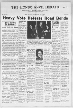 The Hondo Anvil Herald (Hondo, Tex.), Vol. 82, No. 16, Ed. 1 Friday, April 19, 1968