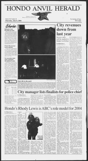 Hondo Anvil Herald (Hondo, Tex.), Vol. 118, No. 28, Ed. 1 Thursday, July 8, 2004