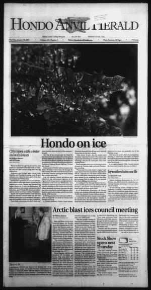 Primary view of object titled 'Hondo Anvil Herald (Hondo, Tex.), Vol. 121, No. 3, Ed. 1 Thursday, January 18, 2007'.