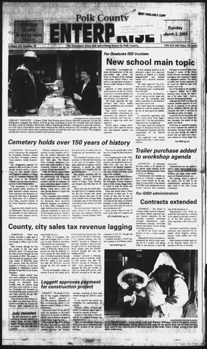 Polk County Enterprise (Livingston, Tex.), Vol. 121, No. 18, Ed. 1 Sunday, March 2, 2003
