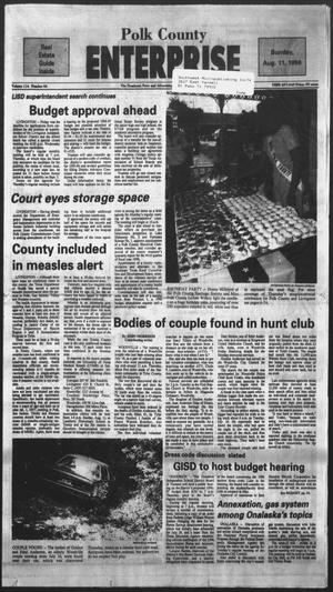 Polk County Enterprise (Livingston, Tex.), Vol. 114, No. 64, Ed. 1 Sunday, August 11, 1996
