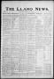 Newspaper: The Llano News. (Llano, Tex.), Vol. 46, No. 34, Ed. 1 Thursday, Augus…