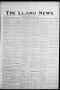 Newspaper: The Llano News. (Llano, Tex.), Vol. 46, No. 13, Ed. 1 Thursday, March…