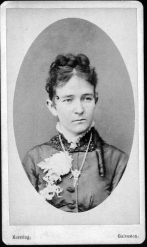 Primary view of object titled '[Photograph of Lizzie Lamar George]'.