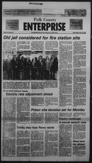 Polk County Enterprise (Livingston, Tex.), Vol. 107, No. 91, Ed. 1 Sunday, November 12, 1989