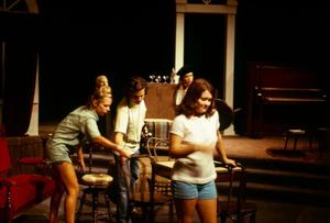 Primary view of object titled '[Behind the Scenes of "North Texas Now" (1974) - Theatre Scene]'.