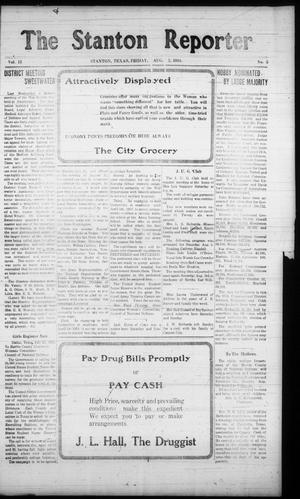The Stanton Reporter (Stanton, Tex.), Vol. 13, No. 5, Ed. 1 Friday, August 2, 1918