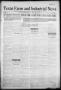 Primary view of Texas Farm and Industrial News (Sugar Land, Tex.), Vol. 8, No. 14, Ed. 1 Friday, January 23, 1920