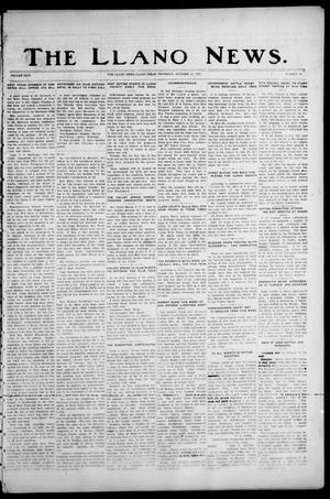 The Llano News. (Llano, Tex.), Vol. 46, No. 44, Ed. 1 Thursday, October 11, 1934