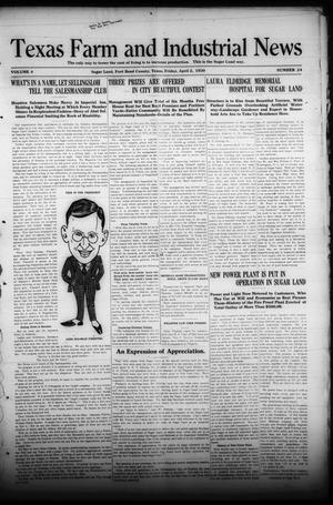 Texas Farm and Industrial News (Sugar Land, Tex.), Vol. 8, No. 24, Ed. 1 Friday, April 2, 1920