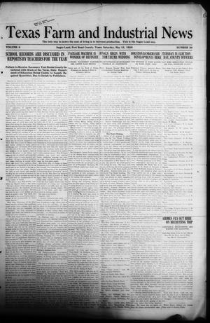 Texas Farm and Industrial News (Sugar Land, Tex.), Vol. 8, No. 30, Ed. 1 Saturday, May 15, 1920