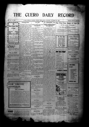 The Cuero Daily Record (Cuero, Tex.), Vol. 28, No. 103, Ed. 1 Wednesday, October 28, 1908