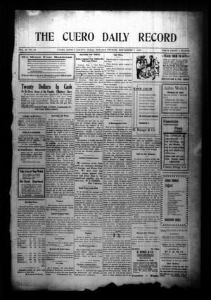 The Cuero Daily Record (Cuero, Tex.), Vol. 28, No. 60, Ed. 1 Tuesday, September 8, 1908