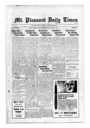Mt. Pleasant Daily Times (Mount Pleasant, Tex.), Vol. 16, No. 289, Ed. 1 Tuesday, January 21, 1936