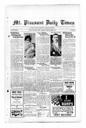 Mt. Pleasant Daily Times (Mount Pleasant, Tex.), Vol. 16, No. 239, Ed. 1 Saturday, March 7, 1936