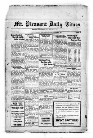 Mt. Pleasant Daily Times (Mount Pleasant, Tex.), Vol. 16, No. 261, Ed. 1 Monday, December 30, 1935