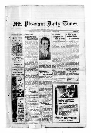 Mt. Pleasant Daily Times (Mount Pleasant, Tex.), Vol. 16, No. 266, Ed. 1 Saturday, January 4, 1936
