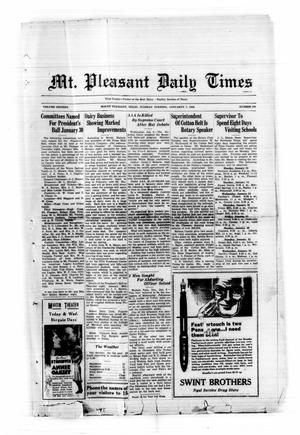 Mt. Pleasant Daily Times (Mount Pleasant, Tex.), Vol. 16, No. 268, Ed. 1 Tuesday, January 7, 1936
