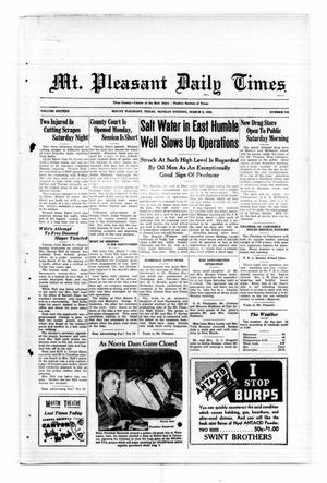 Mt. Pleasant Daily Times (Mount Pleasant, Tex.), Vol. 16, No. 240, Ed. 1 Monday, March 9, 1936