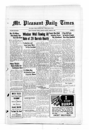 Mt. Pleasant Daily Times (Mount Pleasant, Tex.), Vol. 17, No. 13, Ed. 1 Monday, March 30, 1936