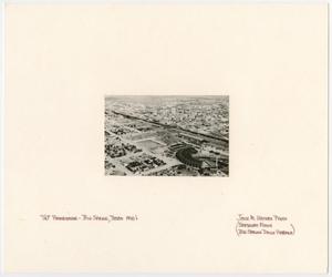 Primary view of object titled '[Aerial Photo of Big Springs, Texas #1]'.