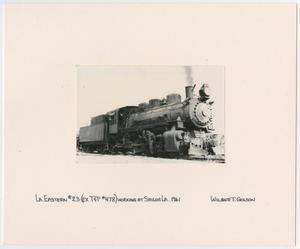 Primary view of object titled '[Louisiana Eastern Train #23]'.