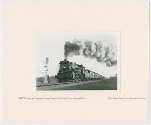 Primary view of object titled '[Train Engine #701 and Cars]'.