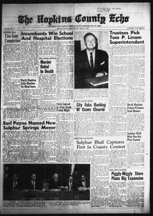 The Hopkins County Echo (Sulphur Springs, Tex.), Vol. 89, No. 15, Ed. 1 Friday, April 10, 1964