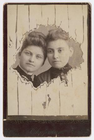 Primary view of object titled '[Nettie and Lulu Hardy portrait]'.