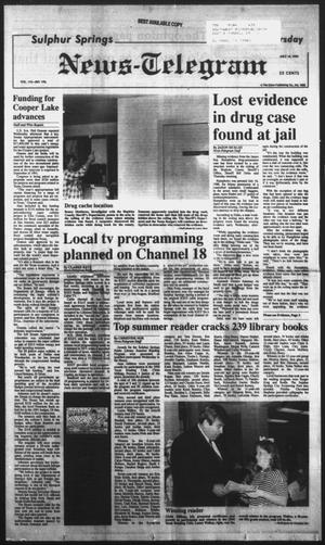 Sulphur Springs News-Telegram (Sulphur Springs, Tex.), Vol. 112, No. 170, Ed. 1 Thursday, July 19, 1990