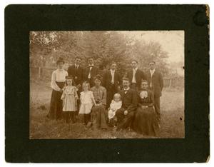 Primary view of object titled 'Portrait of H. H. Delaney Family'.