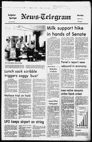 Sulphur Springs News-Telegram (Sulphur Springs, Tex.), Vol. 103, No. 63, Ed. 1 Monday, March 16, 1981