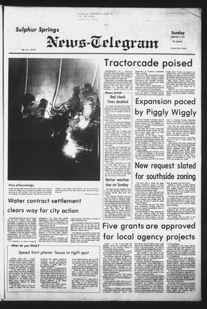 Primary view of object titled 'Sulphur Springs News-Telegram (Sulphur Springs, Tex.), Vol. 101, No. 29, Ed. 1 Sunday, February 4, 1979'.