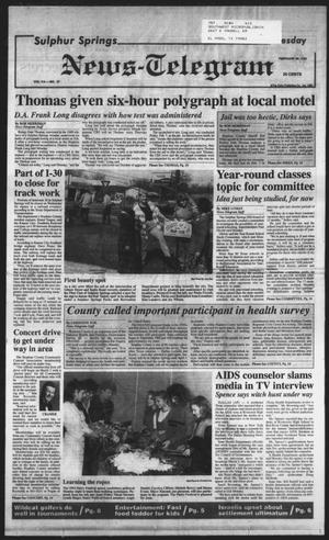 Sulphur Springs News-Telegram (Sulphur Springs, Tex.), Vol. 114, No. 47, Ed. 1 Tuesday, February 25, 1992