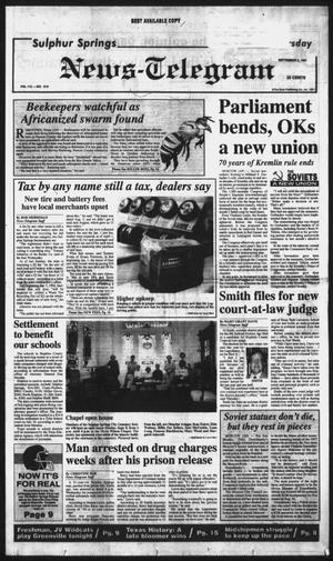 Sulphur Springs News-Telegram (Sulphur Springs, Tex.), Vol. 113, No. 210, Ed. 1 Thursday, September 5, 1991