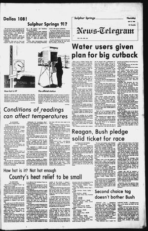 Primary view of object titled 'Sulphur Springs News-Telegram (Sulphur Springs, Tex.), Vol. 102, No. 169, Ed. 1 Thursday, July 17, 1980'.