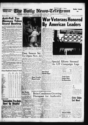 The Daily News-Telegram (Sulphur Springs, Tex.), Vol. 85, No. 266, Ed. 1 Monday, November 11, 1963
