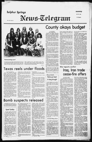 Sulphur Springs News-Telegram (Sulphur Springs, Tex.), Vol. 102, No. 231, Ed. 1 Monday, September 29, 1980