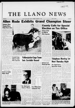 Primary view of object titled 'The Llano News (Llano, Tex.), Vol. 71, No. 8, Ed. 1 Thursday, January 21, 1960'.