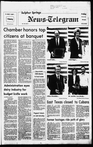 Sulphur Springs News-Telegram (Sulphur Springs, Tex.), Vol. 103, No. 25, Ed. 1 Friday, January 30, 1981