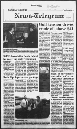 Sulphur Springs News-Telegram (Sulphur Springs, Tex.), Vol. 112, No. 240, Ed. 1 Wednesday, October 10, 1990