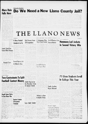 The Llano News (Llano, Tex.), Vol. 69, No. 42, Ed. 1 Thursday, September 18, 1958