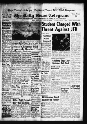 The Daily News-Telegram (Sulphur Springs, Tex.), Vol. 85, No. 298, Ed. 1 Thursday, December 19, 1963