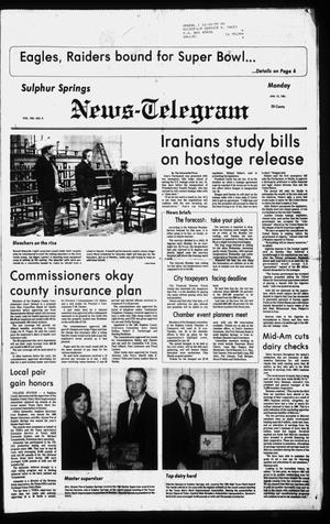 Sulphur Springs News-Telegram (Sulphur Springs, Tex.), Vol. 103, No. 9, Ed. 1 Monday, January 12, 1981